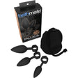 Anal-Trainingsset mit 3 Analplugs Ø 2,5 cm