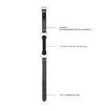 Beißknebel Ouch aus Silikon Schwarz 12,5 x Ø 2 cm – Ansicht 7