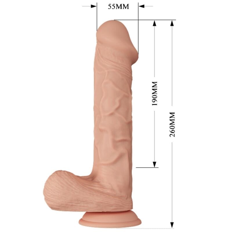 Bergrisi Realistischer Vibrator Natur 26 x 5,5 cm – Ansicht 7