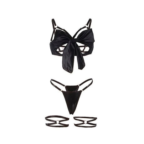 BH-Set BH-Set mit verstellbarer schwarzer Schleife L/XL