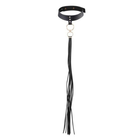 Fetisch-Toy Indiscrets Maze Quasten-Choker Schwarz