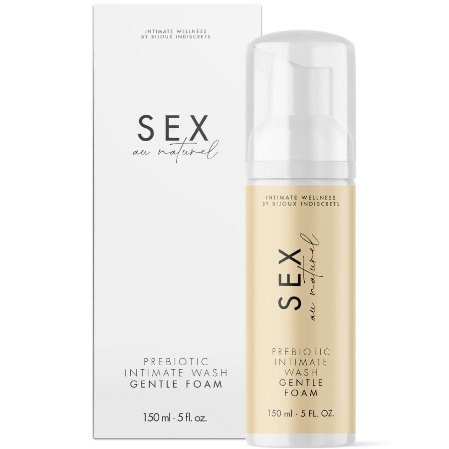 Toy-Reiniger Indiscrets Sex Au Naturel Präbiotisches Intimgel mit Schaum 150 ml