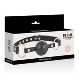 Black Edition Ballknebel mit veganem Leder – Ansicht 4