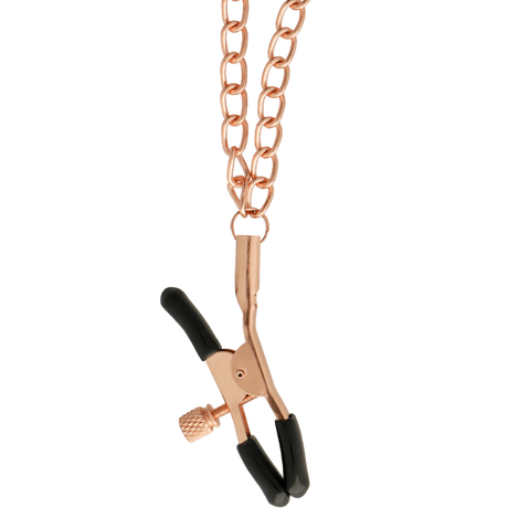 Black Edition Halsband mit Nippelklemmen