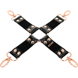 Black Edition Veganes Leder-Hogtie – Ansicht 4