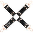 Black Edition Veganes Leder-Hogtie