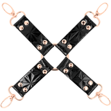 Black Edition Veganes Leder-Hogtie