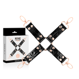 Black Edition Veganes Leder-Hogtie – Ansicht 2
