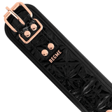 Black Edition Veganes Lederhalsband – Ansicht 6