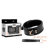 Black Edition Veganes Lederhalsband – Ansicht 2