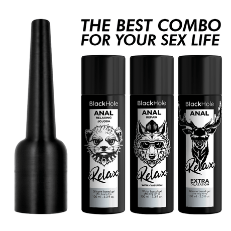 Black Hole - Analglättungsmittel-Applikator, Grösse L, 100 ml