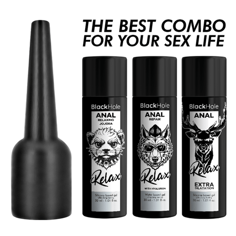 Black Hole - Analgleitmittelapplikator, Grösse S, 30 ml