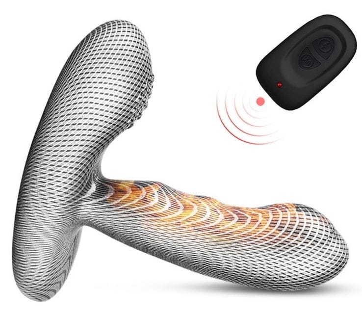 Bodi 9 x 3cm Vibrierender Prostata-Stimulator Grau