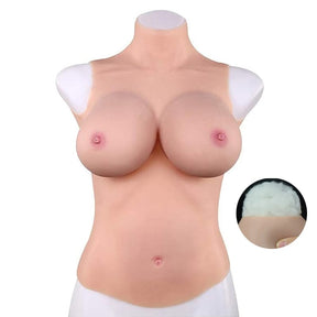 Body mit Silikonbrüsten Körbchengröße C Soft