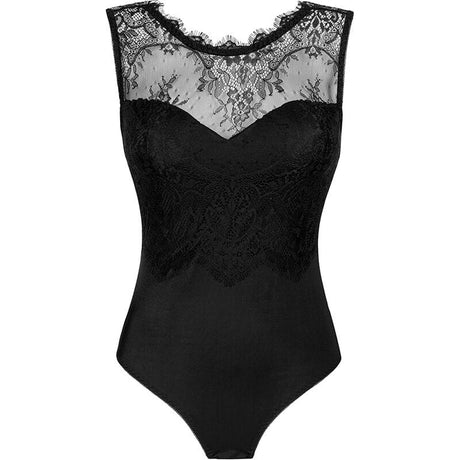 Body Mudienin Lc 90654 Schwarzer Body L/XL