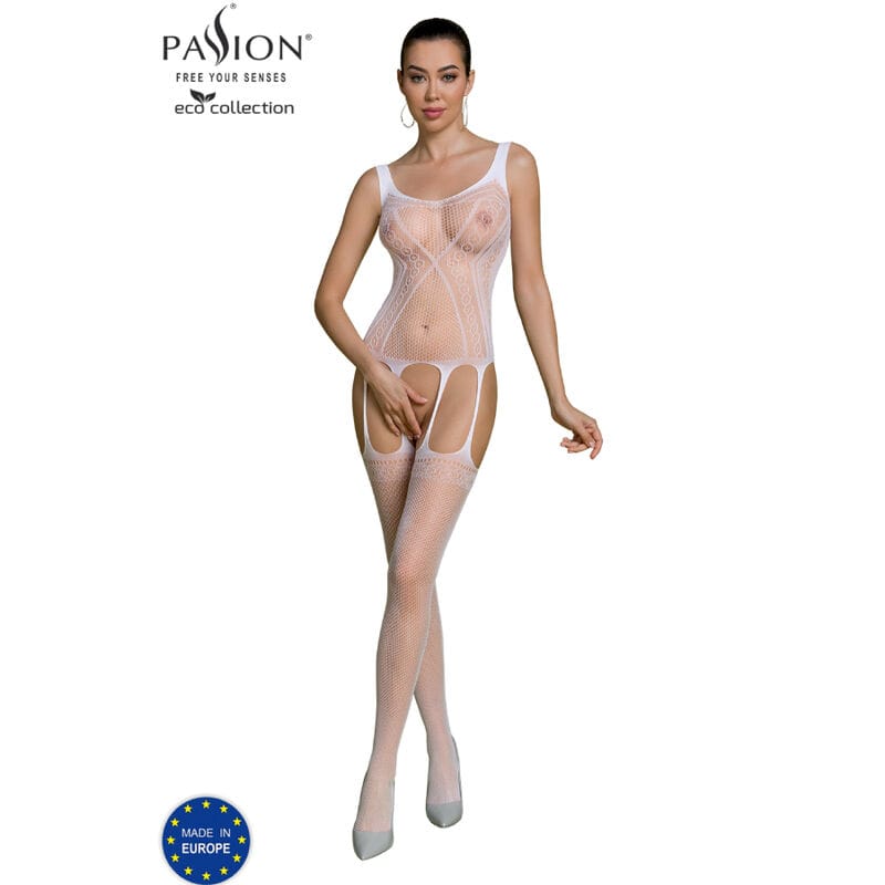 Bodystocking Eco Collection Bodystocking Eco Bs007 Weiss Weiß