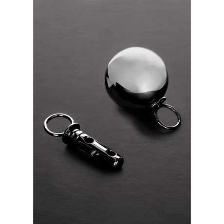 Bondage-Eisschloss aus Edelstahl Silber 15 x 7 cm – Ansicht 3