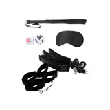Bondage-Set Ouch für das Bett mit Peitsche und Augenmaske Schwarz – Ansicht 4