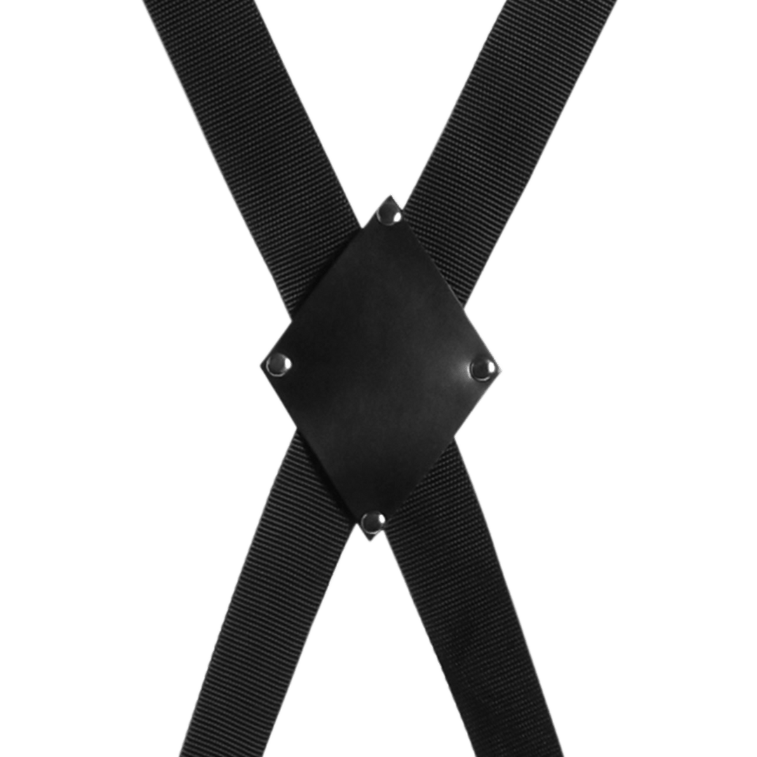 Türkreuz Ouch für Bondage Schwarz 266 cm – Ansicht 7
