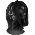 Bondage-Maske Ouch mit Reißverschluss Schwarz 32,5 cm