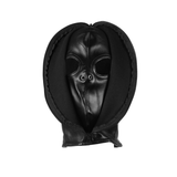 Bondage-Maske Ouch mit Reißverschluss Schwarz 32,5 cm – Ansicht 5