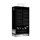Bondage-Band Ouch aus Samt Schwarz 129 cm – Ansicht 3
