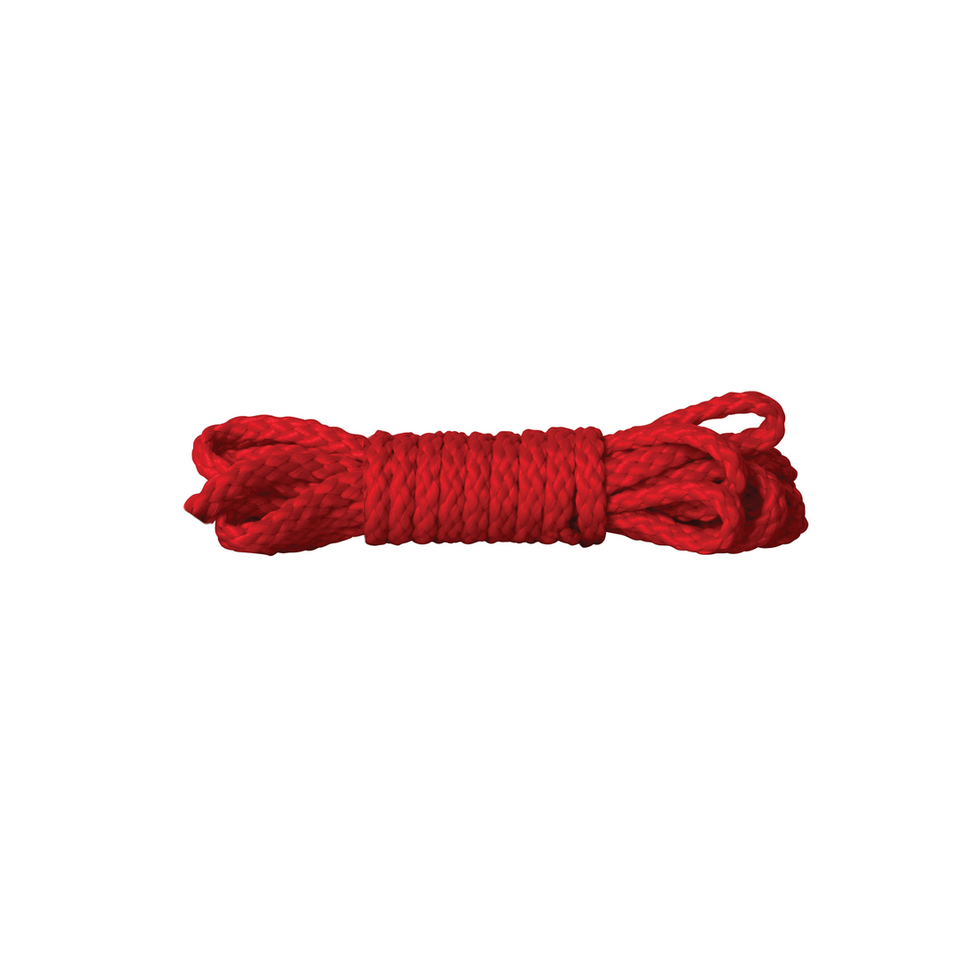Bondage-Seil Ouch Kinbaku Mini Schwarz oder Rot 1,5 m – Ansicht 4