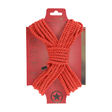 Bondage-Seil Ouch aus Polyester in sechs Farben 10 m – Ansicht 9