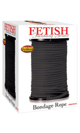 Bondage Seil schwarz 60 Meter