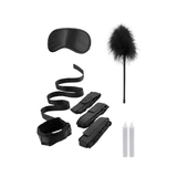 Bondage-Set Ouch für das Bett mit Augenmaske Schwarz – Ansicht 4