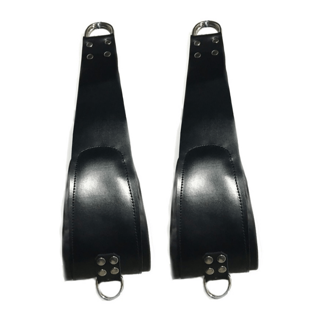 Bondage-Stützschlaufen aus Leder Schwarz 102 cm – Ansicht 2