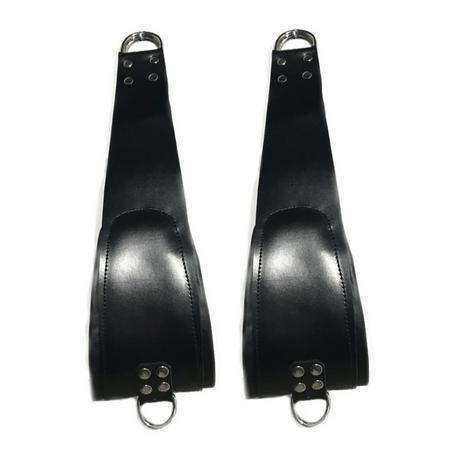 Bondage-Stützschlaufen aus Leder Schwarz 102 cm – Ansicht 2