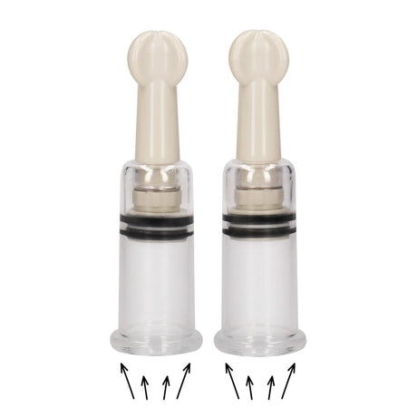 Brustsauger-Set Klein Durchsichtig 4 x Ø 2,8 cm