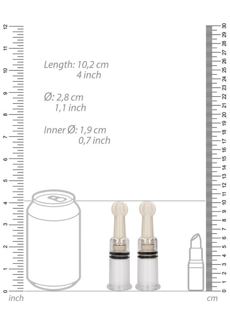 Brustsauger-Set Klein Durchsichtig 4 x Ø 2,8 cm – Ansicht 6