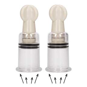Brustsauger-Set Medium Durchsichtig 3,5 x Ø 4,1 cm