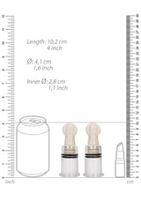 Brustsauger-Set Medium Durchsichtig 3,5 x Ø 4,1 cm – Ansicht 6