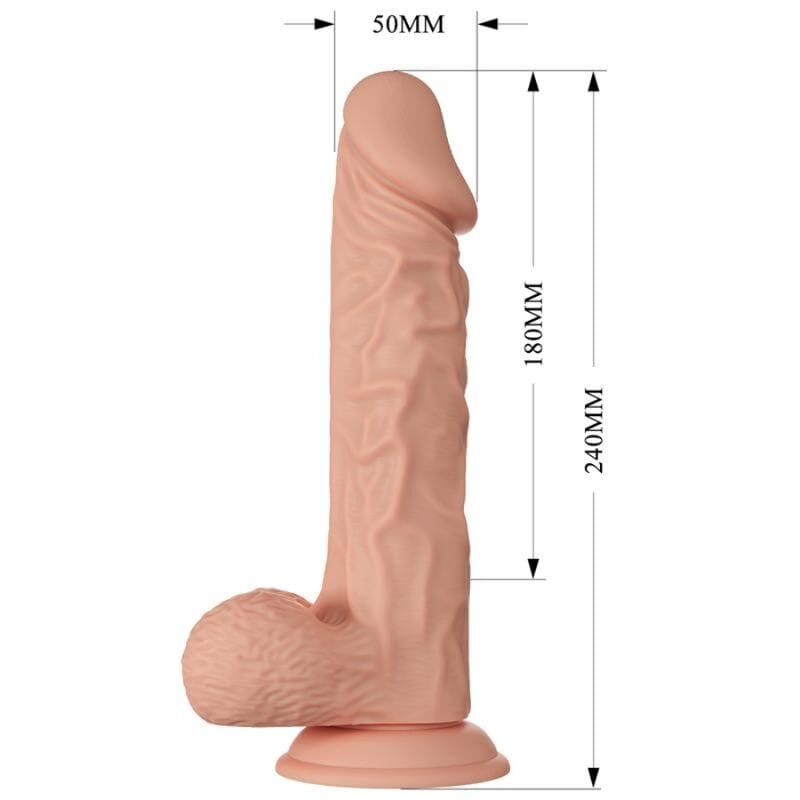 Buraq flexibler Dildo 24 x 4,6 cm – Ansicht 6