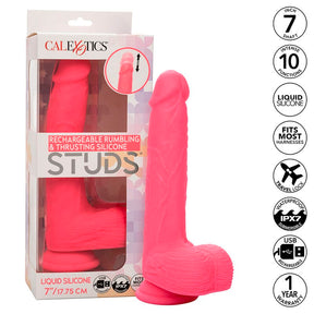 Calexotics - Studs Realistischer Vibrator 10 Vibrationen Rosa