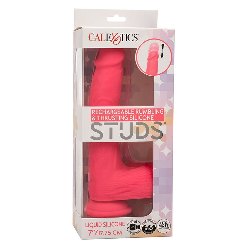 Calexotics - Studs Realistischer Vibrator 10 Vibrationen Rosa