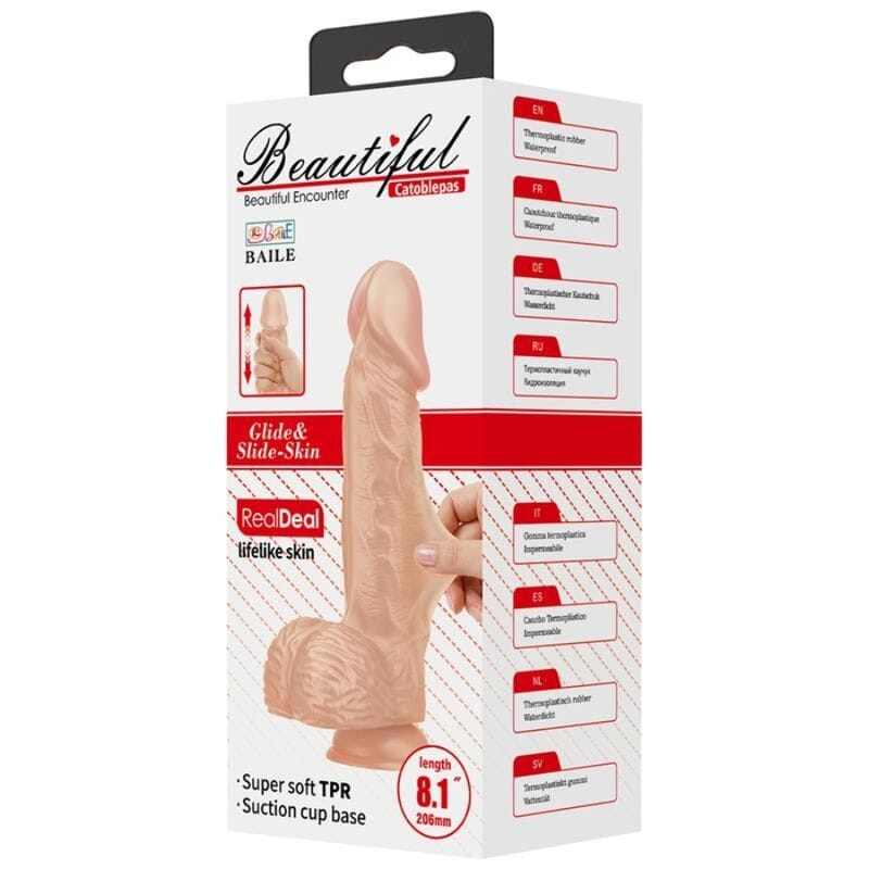 Catoblepas flexibler Dildo 20,6 x 4,4 cm – Ansicht 7