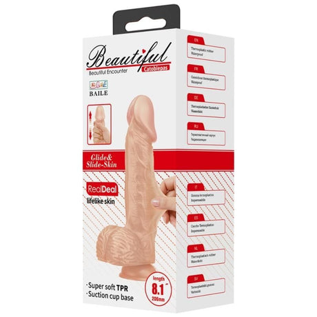 Catoblepas flexibler Dildo 20,6 x 4,4 cm
