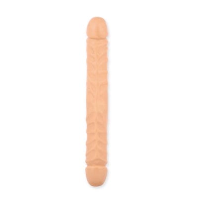 Classic Doppeldildo natur 30 x 4 cm