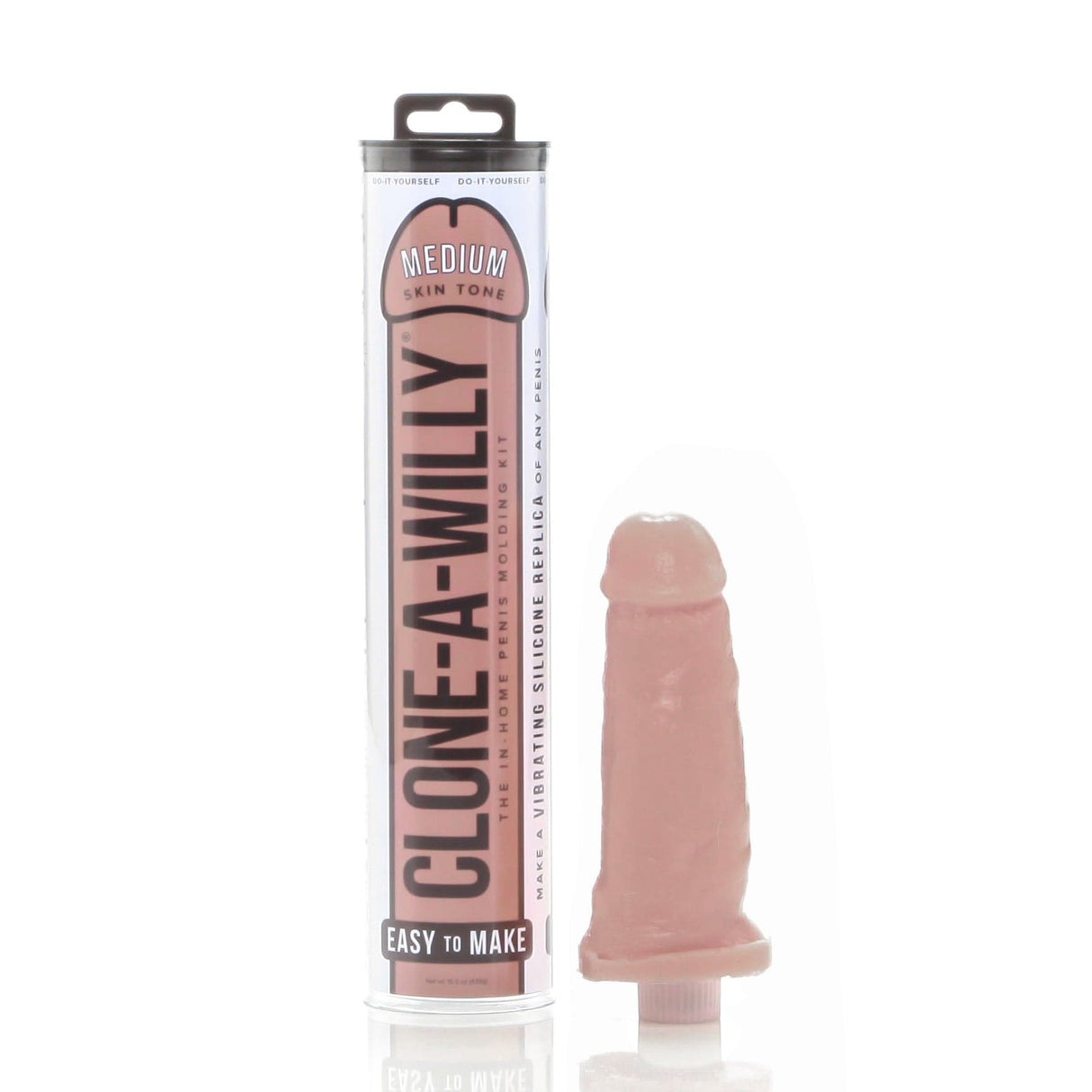 Clone-A-Willy Penisabdruckset mit Vibration - natur