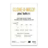 Clone-A-Willy Penisabdruckset mit Vibration und Hoden - natur