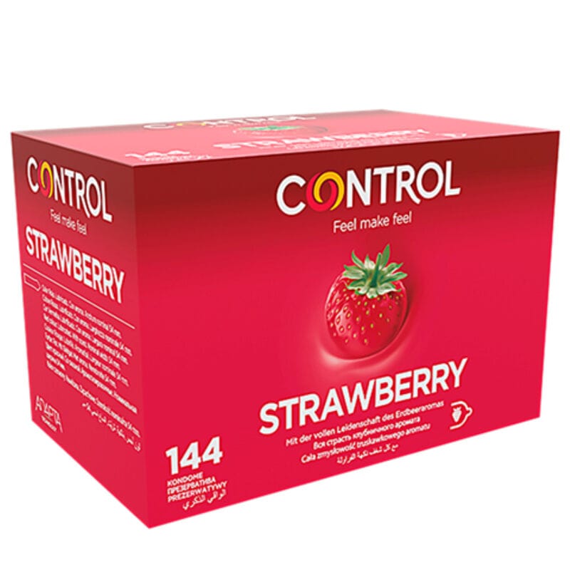 Control - Adapta Erdbeerkondome 144 Einheiten