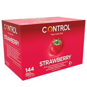 Control - Adapta Erdbeerkondome 144 Einheiten