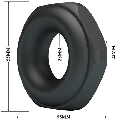 Penisring Jarvius Silikonring Modell 14 Ø 2,8 cm.5