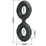 Penisring Radwan Doppelter Silikonring Modell 19 Ø 5 cm.5