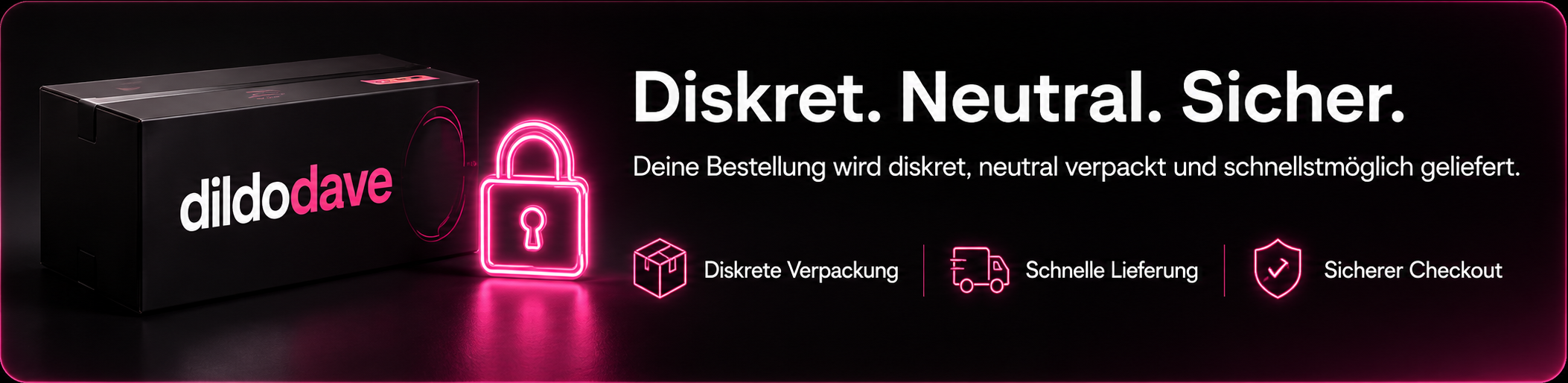 Diskret. Neutral. Sicher.