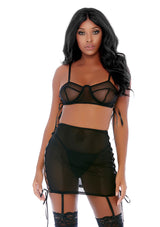 Dessous-Set Evelyn Schwarz